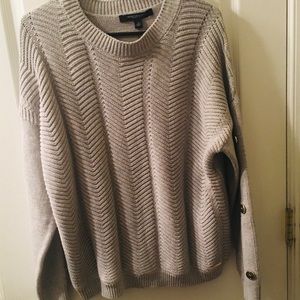 Andrew Marc New York Sweater.  Gray size L. NWT